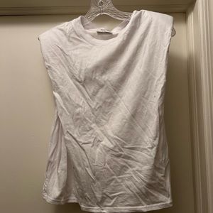 Shoulder pad tank top aritzia